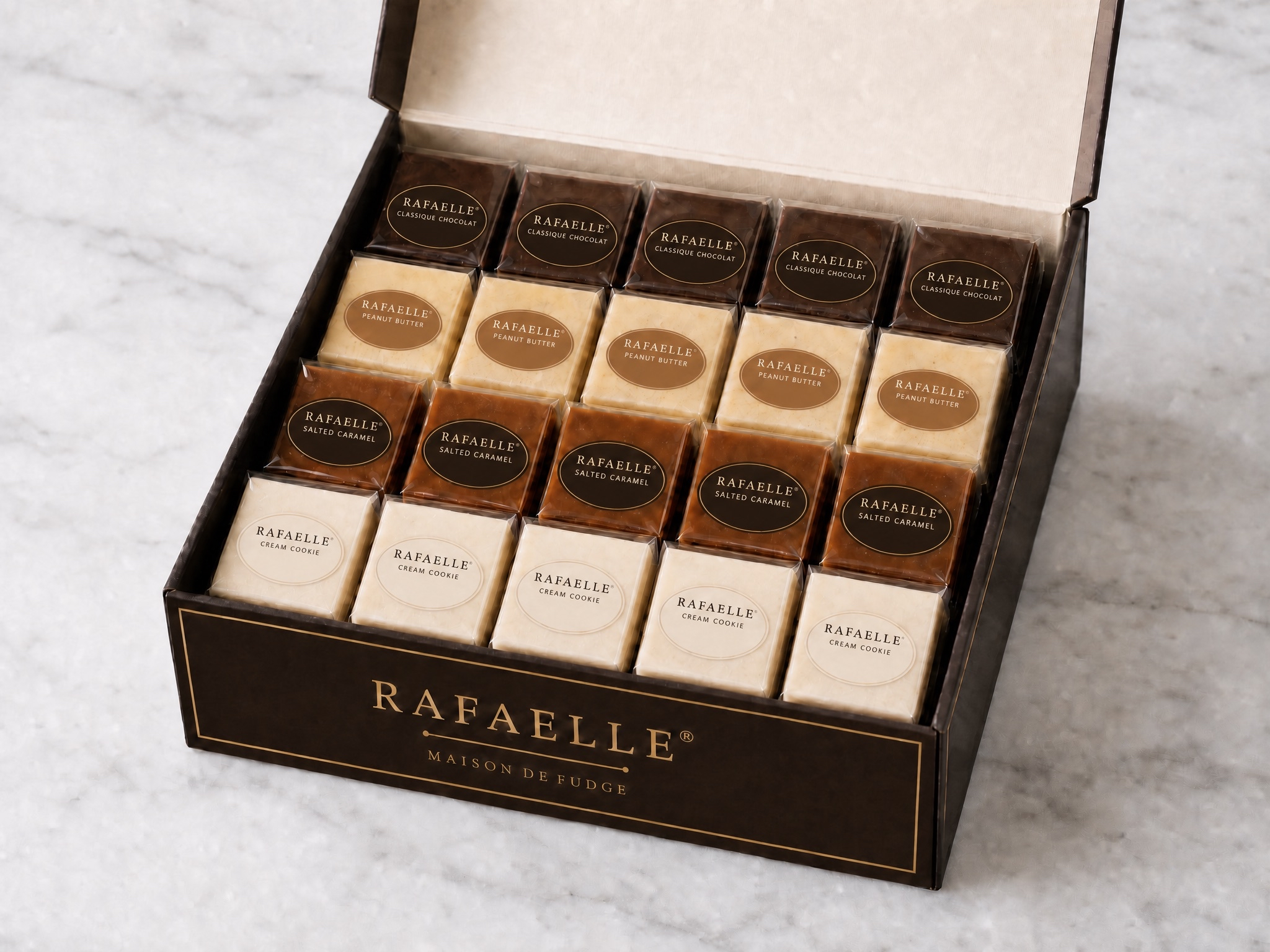 Rafaelle display box — 20 pieces across four flavours